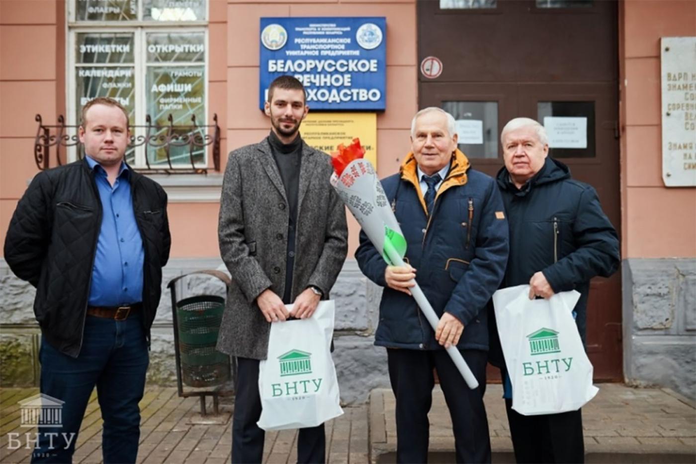 Эстафета юбилейного огня БНТУ вместе с ФЭС